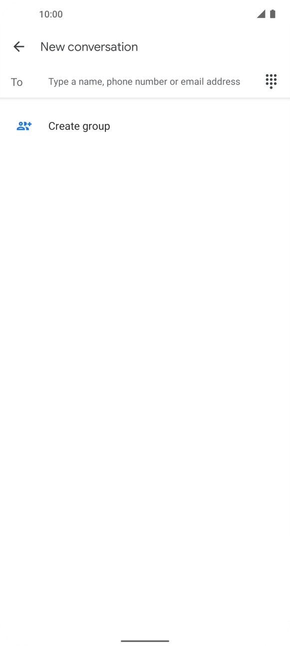 Press the field next to 'To' and key in the first letters of the recipient's name. Press the field next to 'To' and key in the first letters of the recipient's name.