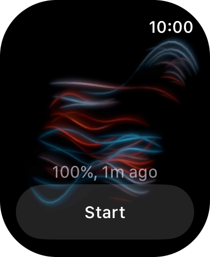Press Start and wait a moment until the measurement is done.