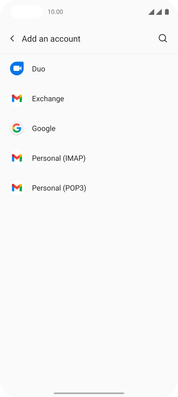 Press Personal (POP3). Press Personal (POP3).