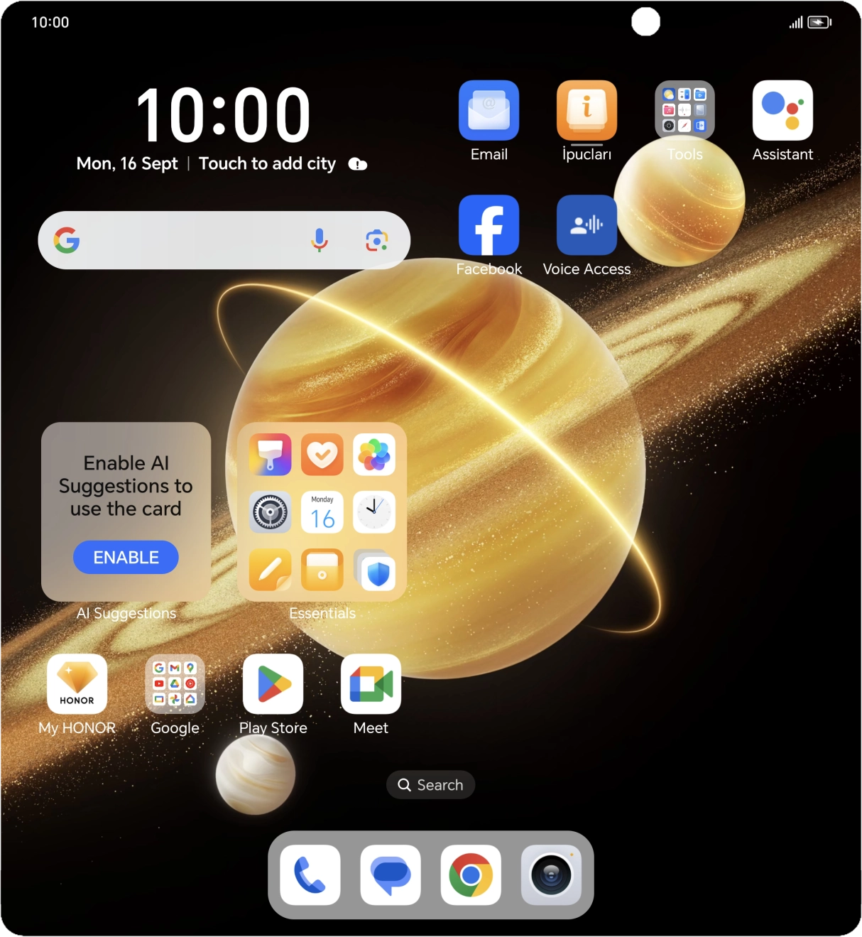When the battery charging icon is displayed, charging is in progress.
