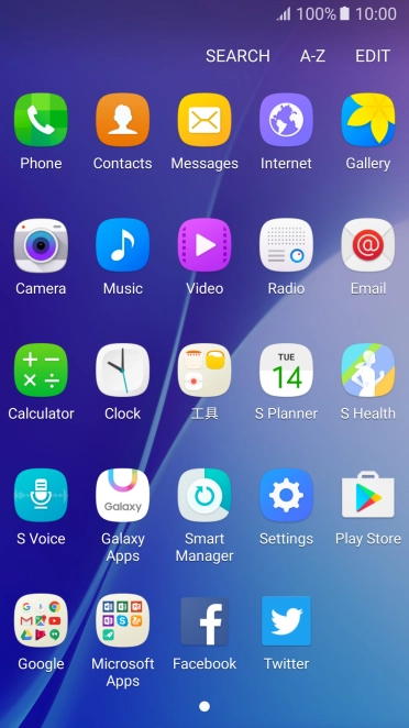 Press Play Store.