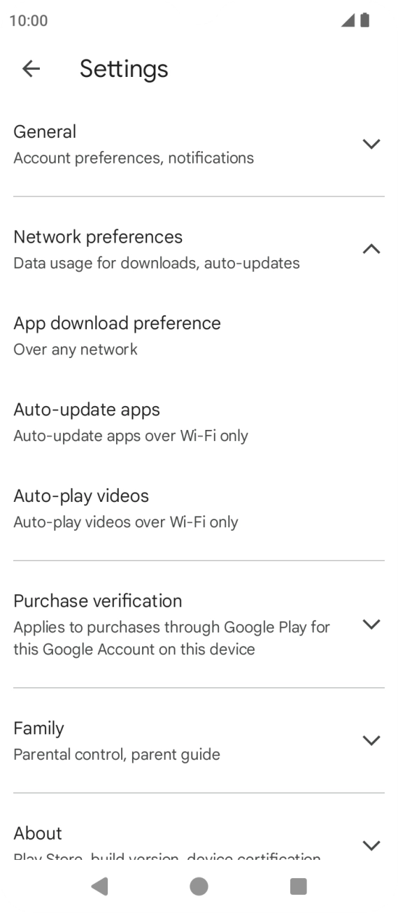 Press Auto-update apps. Press Auto-update apps.