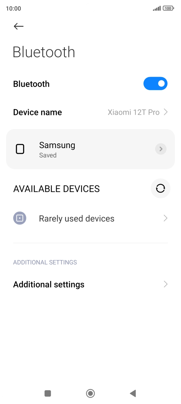 Press the Home key to return to the home screen.