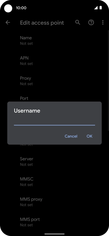 Key in o2wap and press OK. Key in o2wap and press OK.