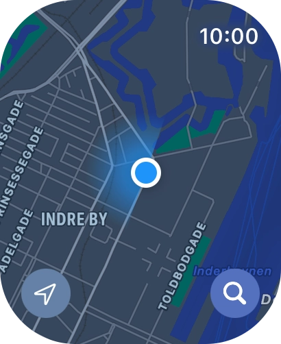 Press the search icon.