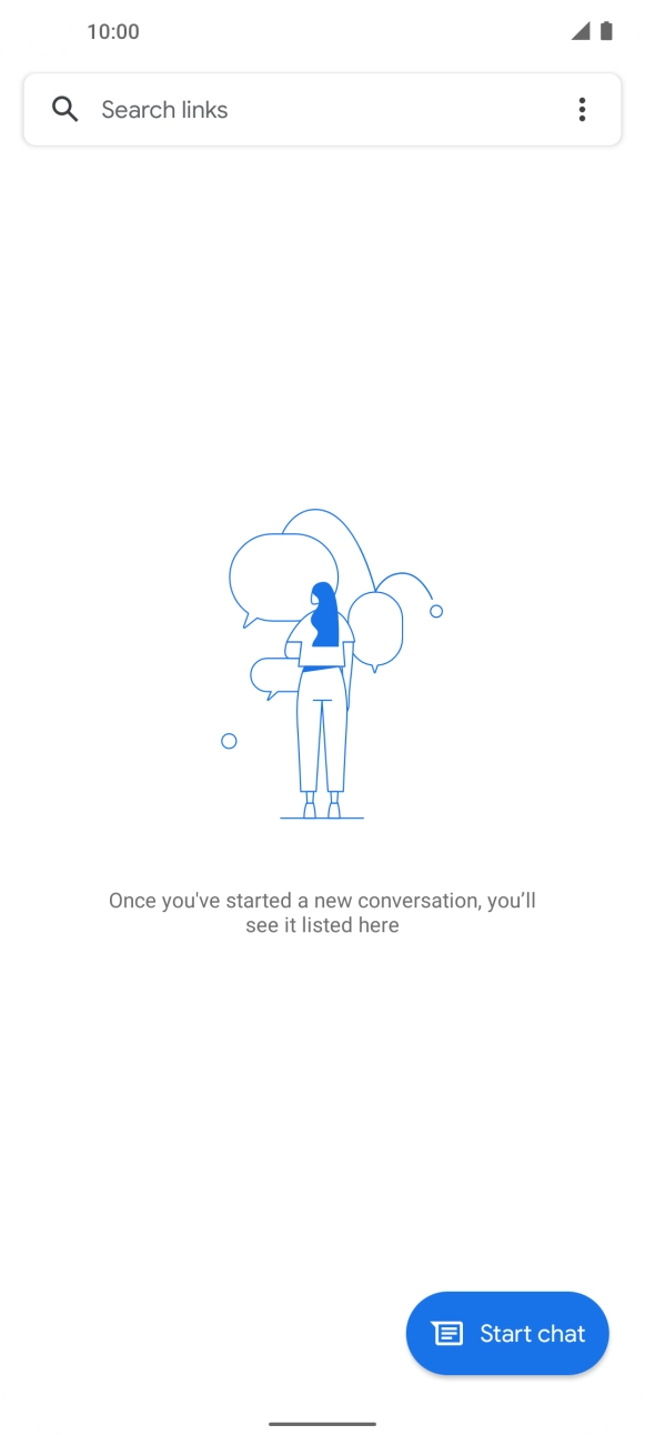 Press Start chat. Press Start chat.