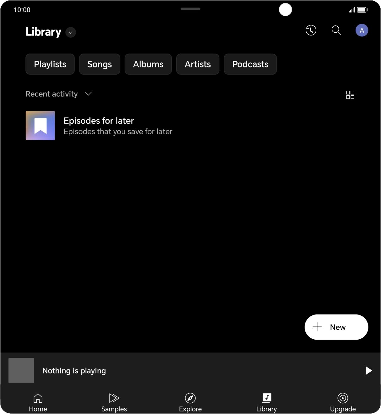 Press the drop down list.