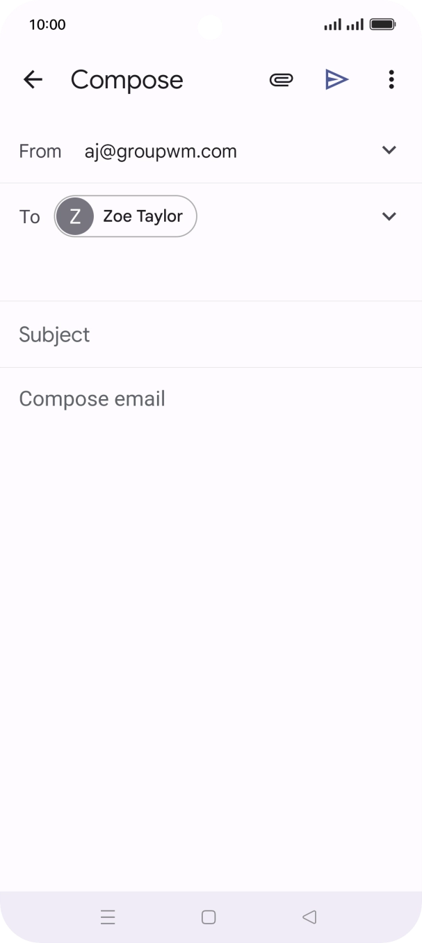 Press Subject and key in the required subject. Press Subject and key in the required subject.