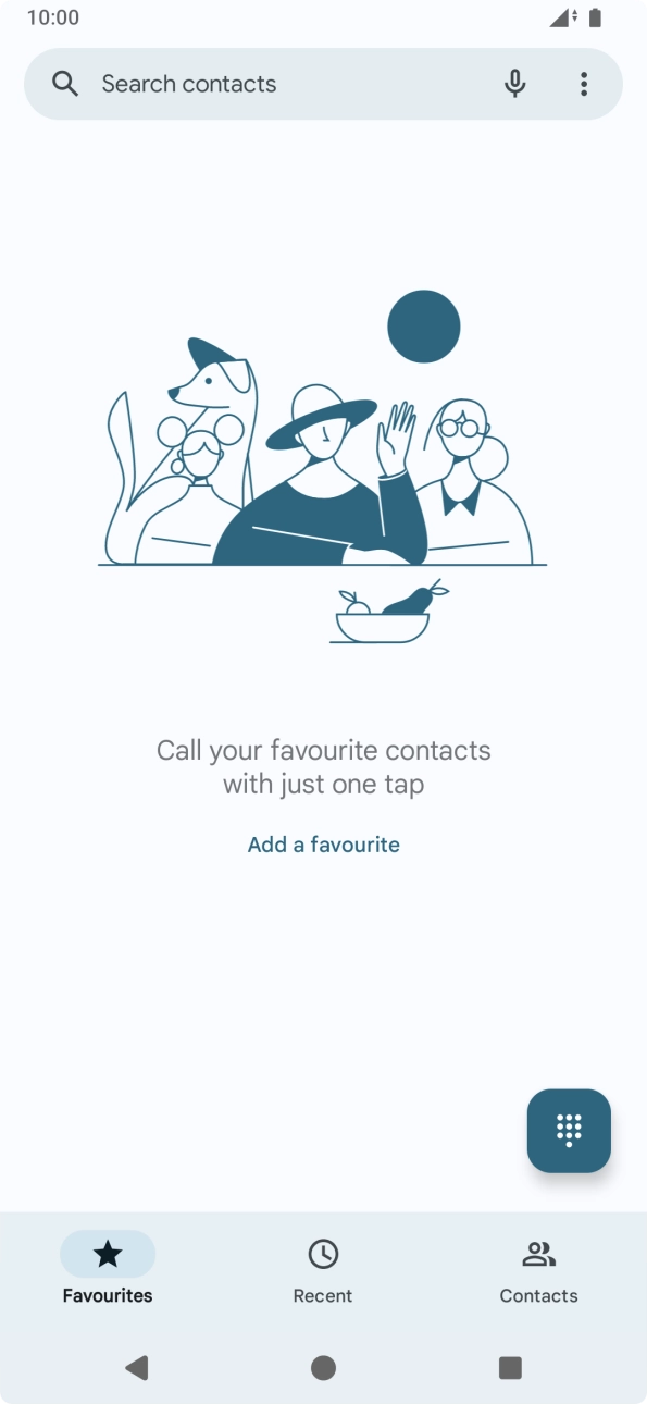 Press the menu icon. Press the menu icon.