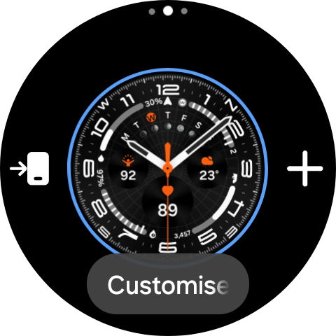 Slide your finger left on the screen. Slide your finger left on the screen.