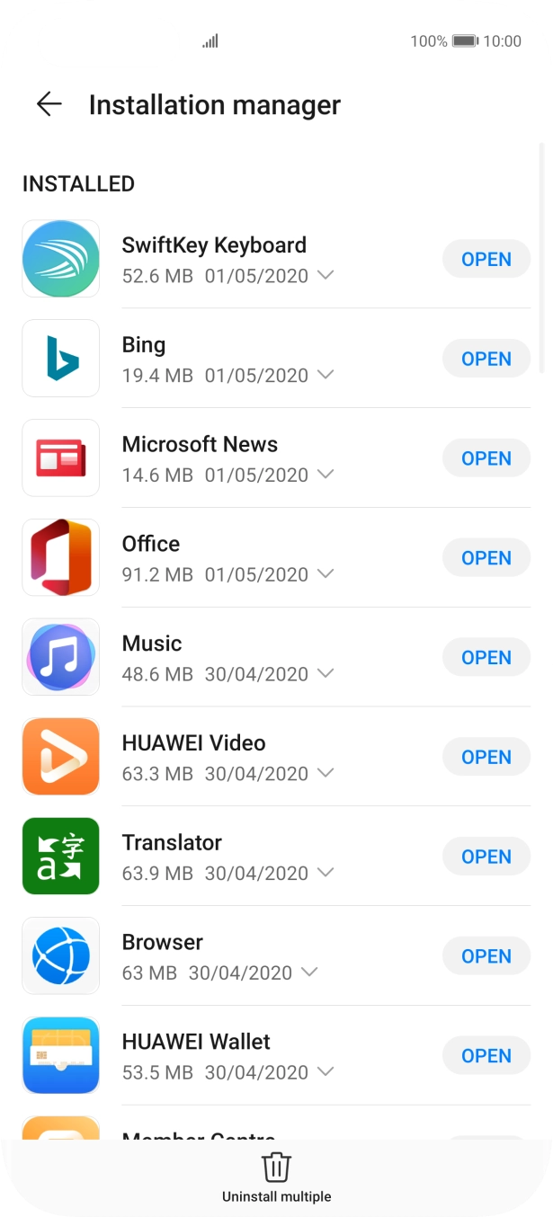 Slide your finger upwards starting from the bottom of the screen to return to the home screen.