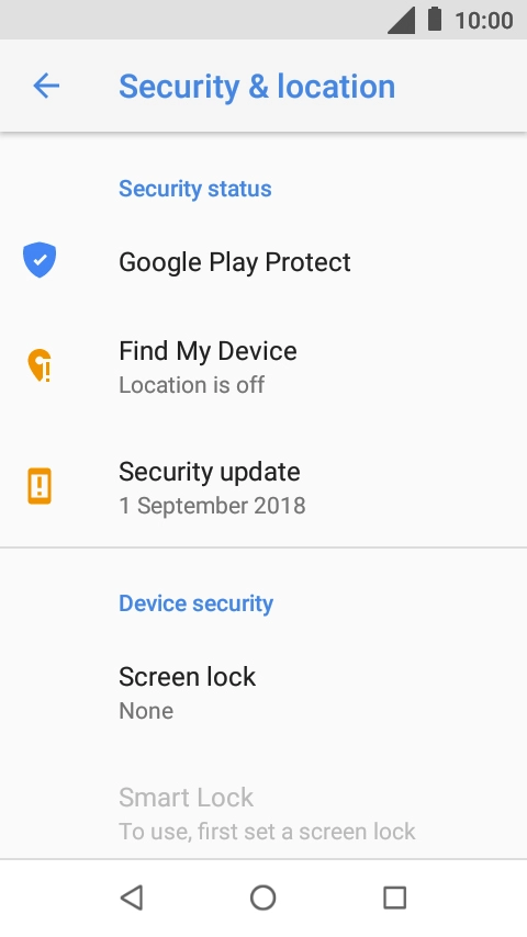 Press the Home key to return to the home screen.