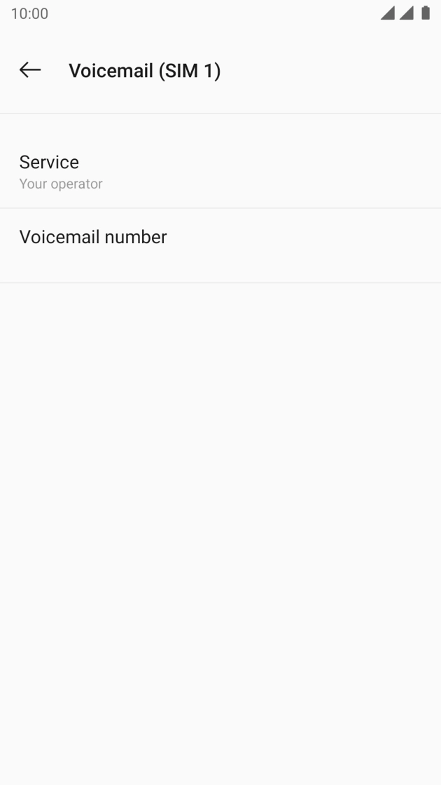 Press Voicemail number. Press Voicemail number.