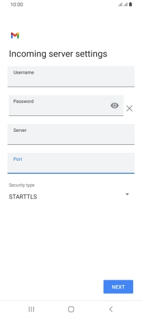 Press the drop down list below 'Security type'.