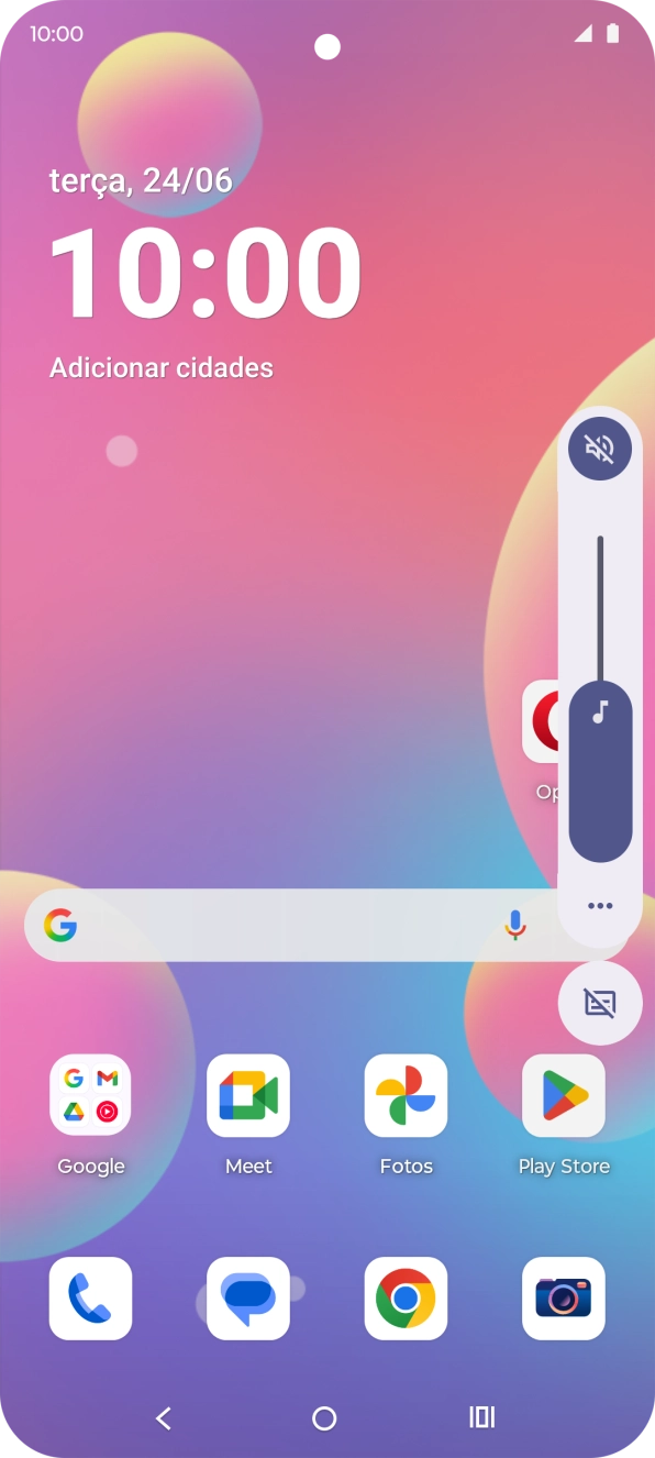 Prima o ícone de perfil.