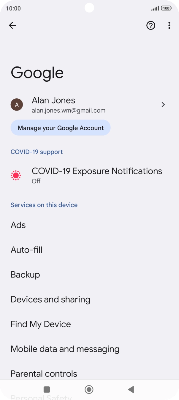 Press Find My Device.