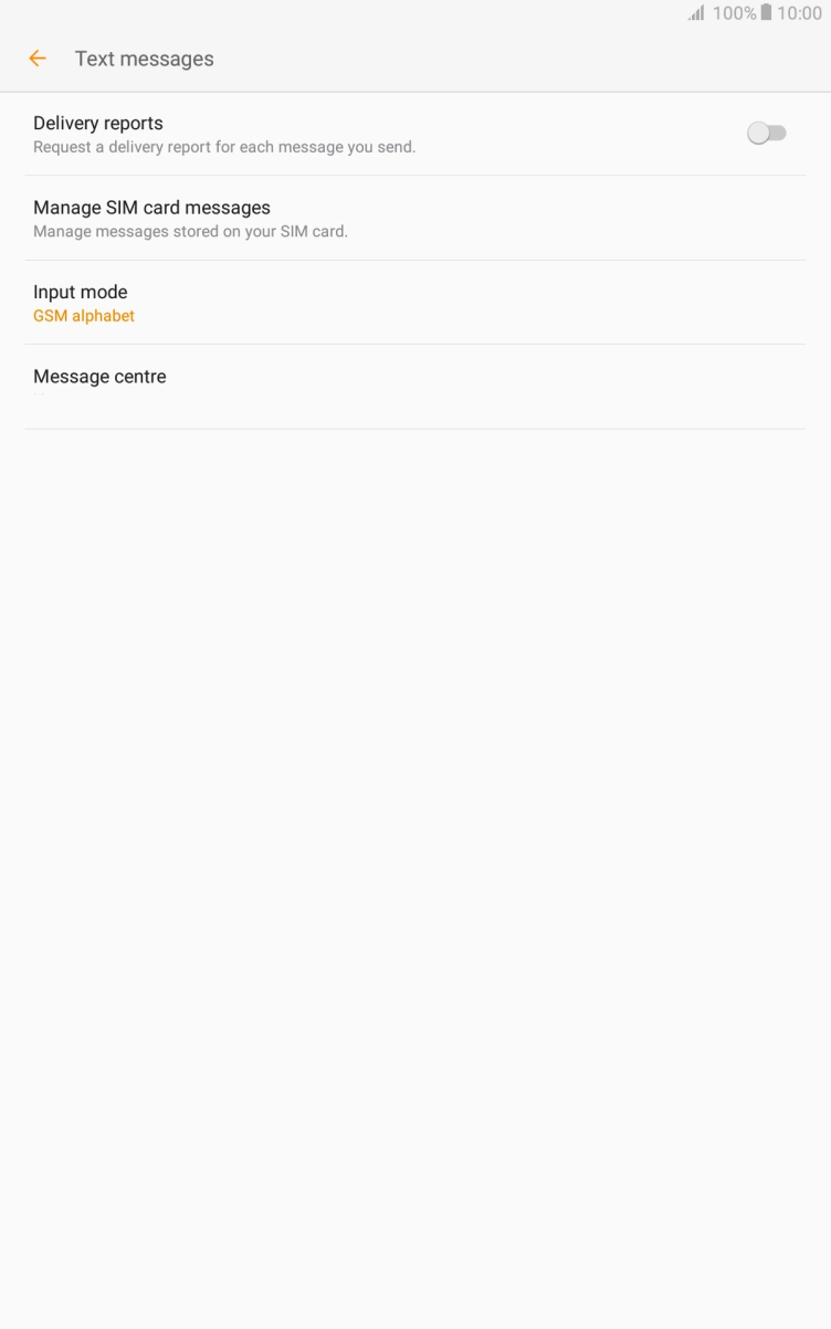 Press the Home key to return to the home screen.