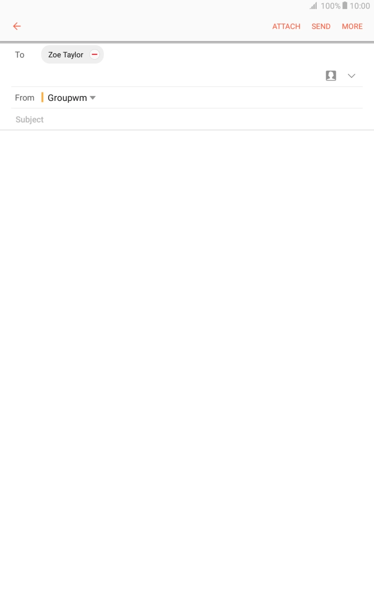 Press Subject and key in the required subject.