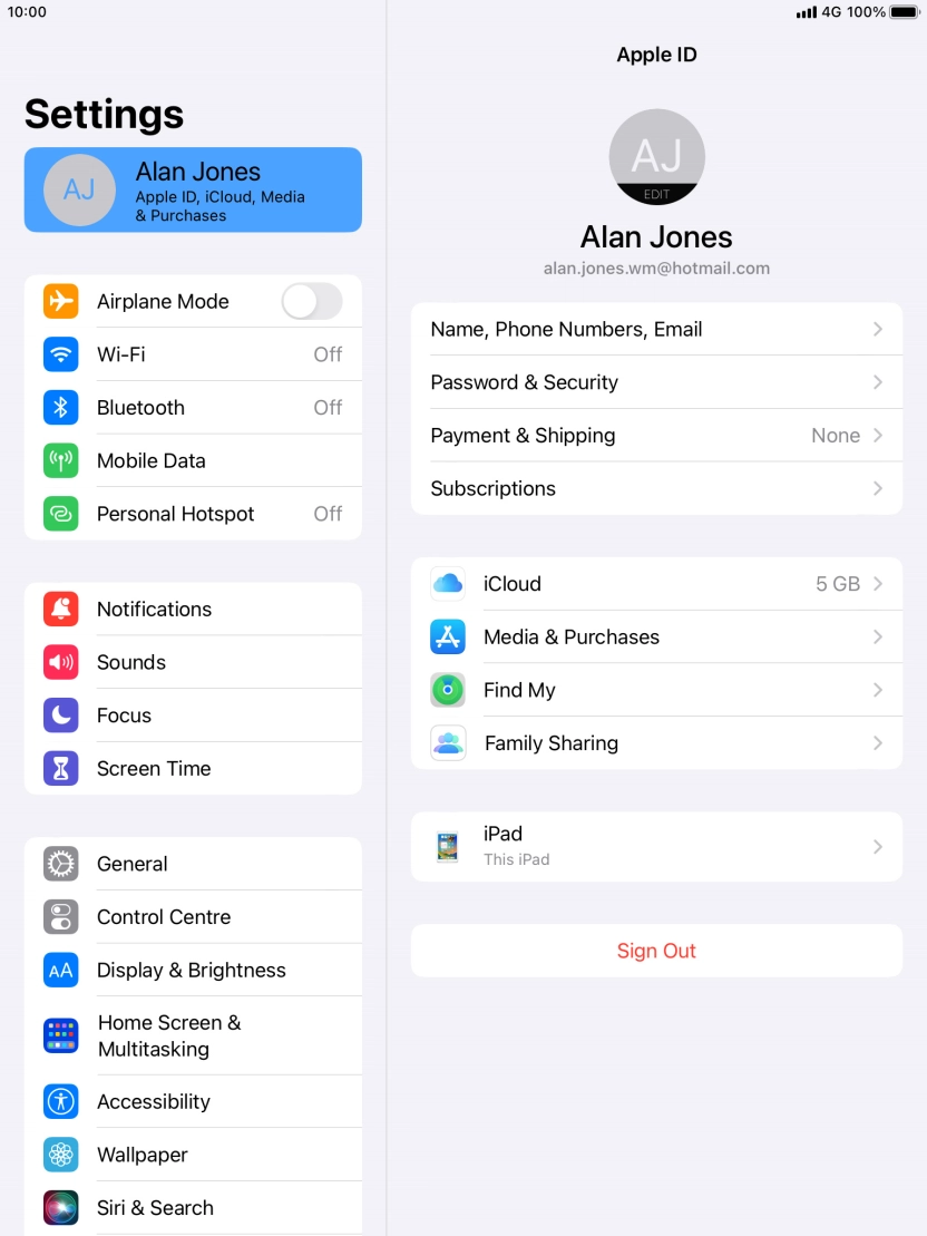 Press the Home key to return to the home screen.