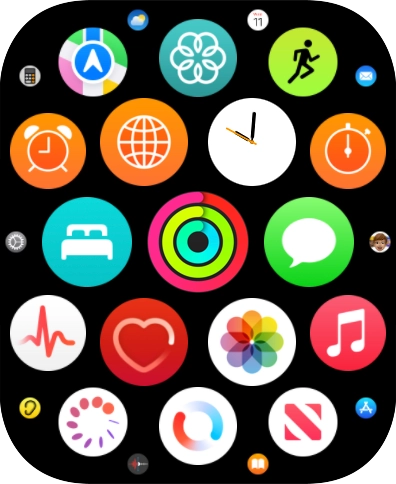 Press the heart rate sensor icon.