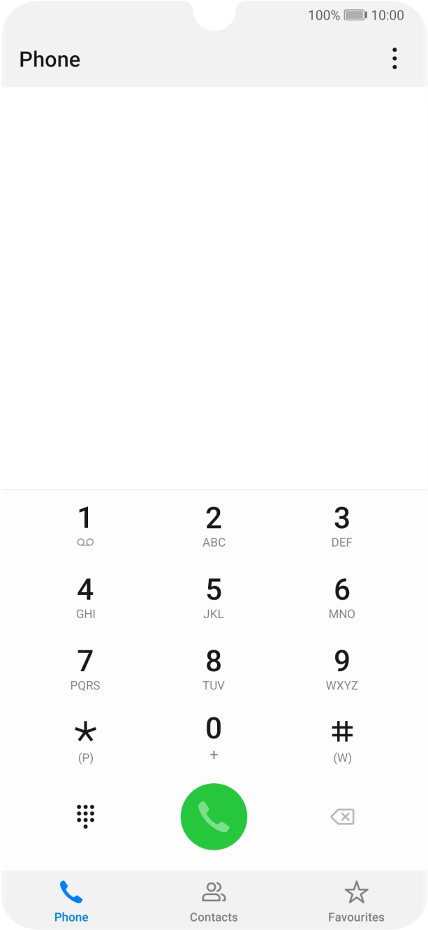 Press the menu icon.