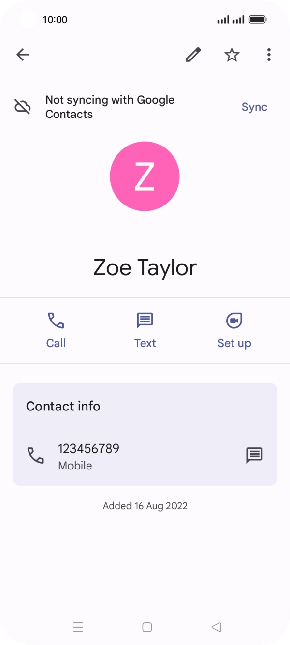 Press the Home key to return to the home screen.