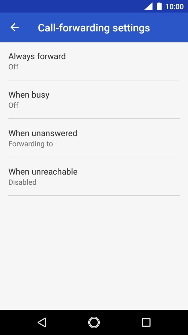 Press the Home key to return to the home screen.