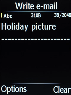 Press the Left selection key.