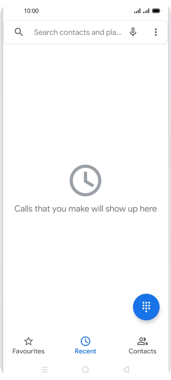 Press the menu icon. Press the menu icon.