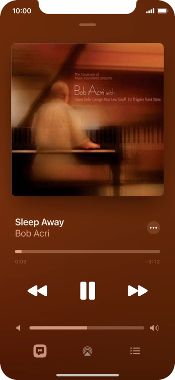 Press arrow right to go to the next audio file.
