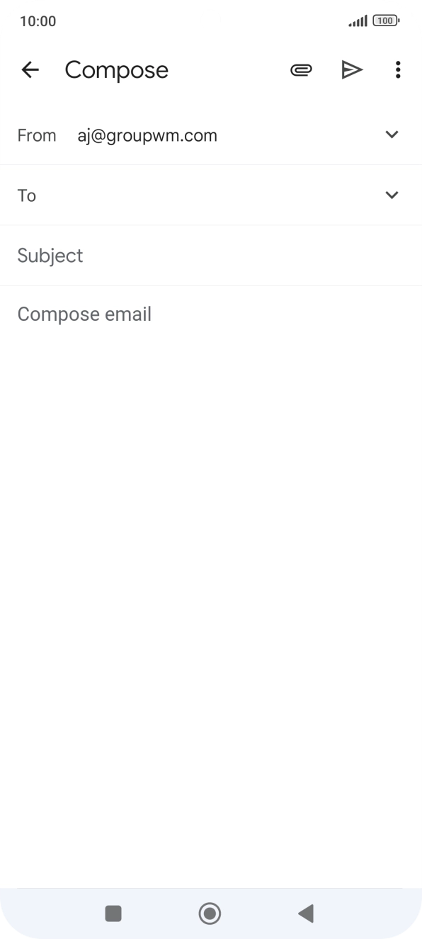 Press the field next to 'To' and key in the first letters of the recipient's name.