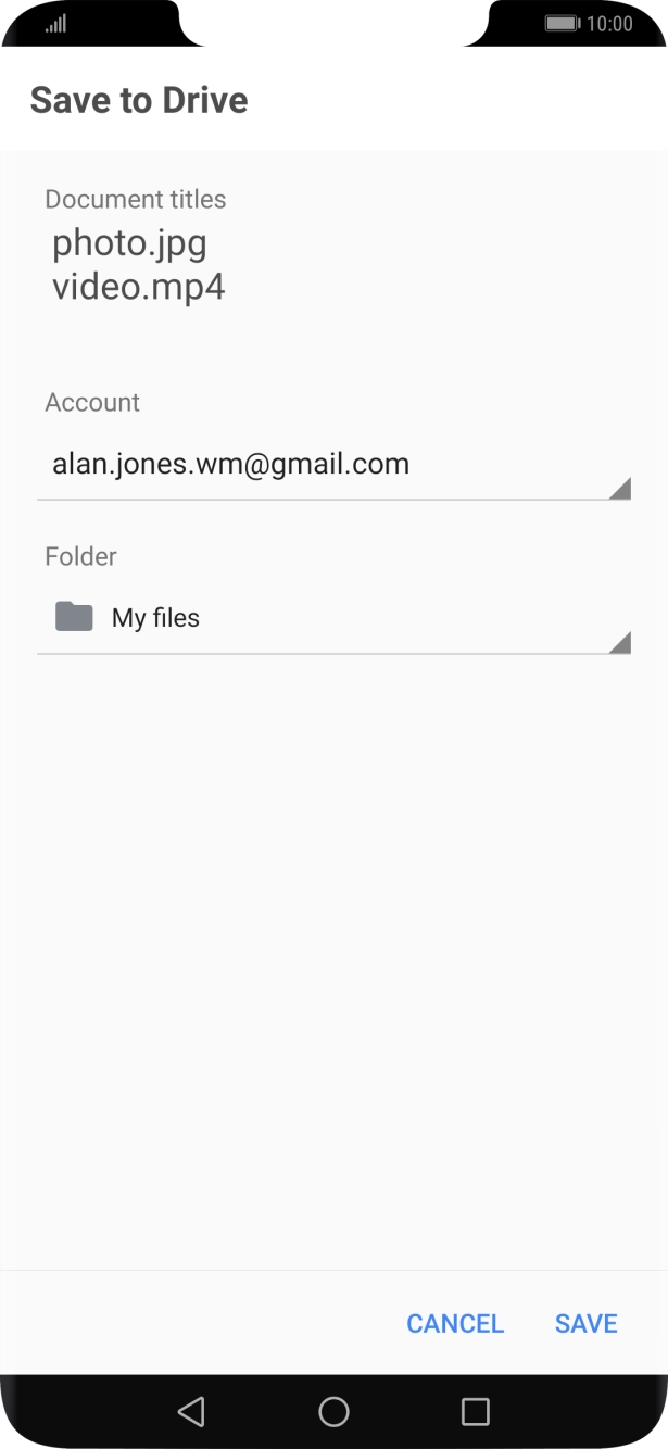 Press SAVE. Press SAVE.