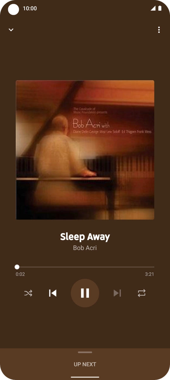 Press arrow right to go to the next audio file.