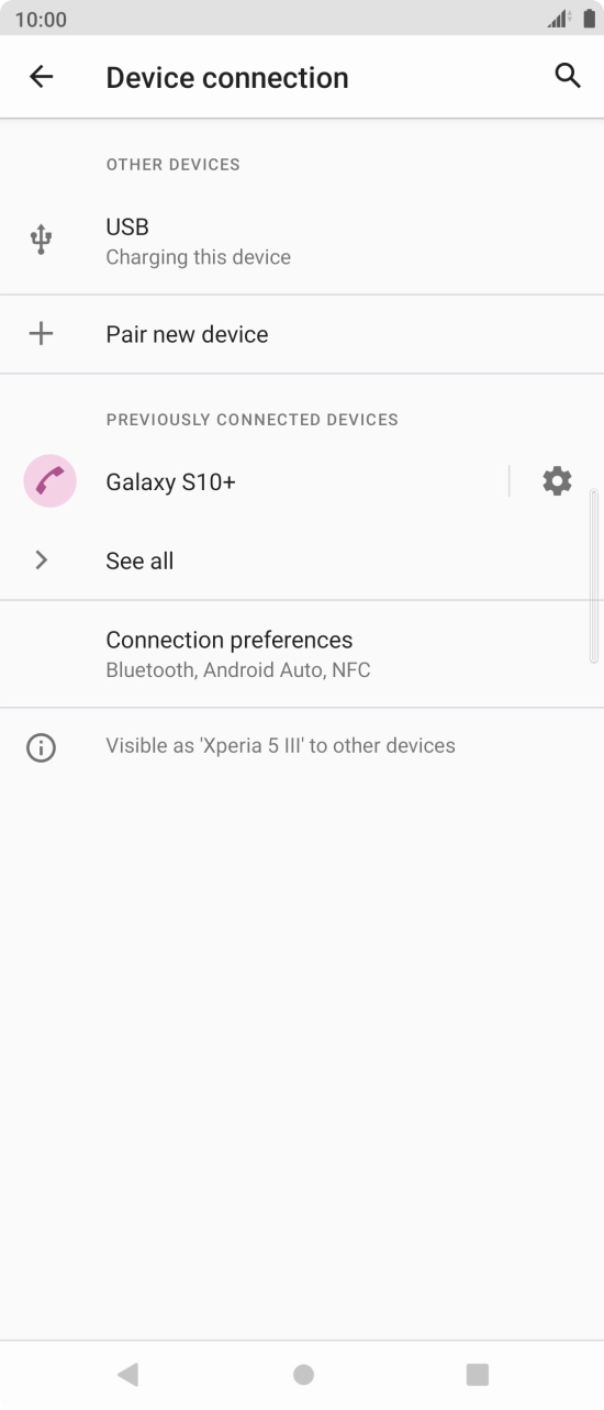 Press the Home key to return to the home screen.