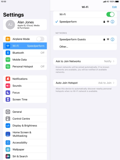 Press the Home key to return to the home screen.