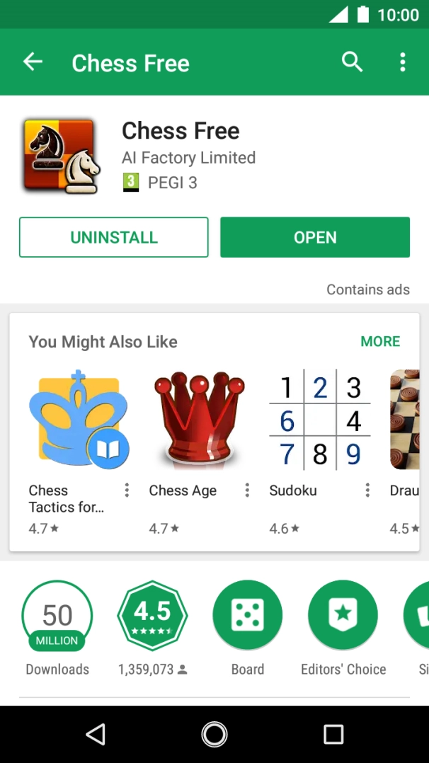 Press the Home key to return to the home screen.
