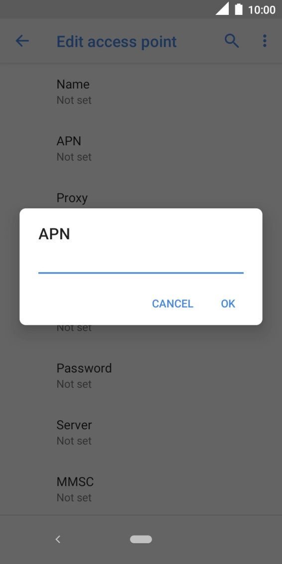 Key in wap.o2.co.uk and press OK. Key in wap.o2.co.uk and press OK.