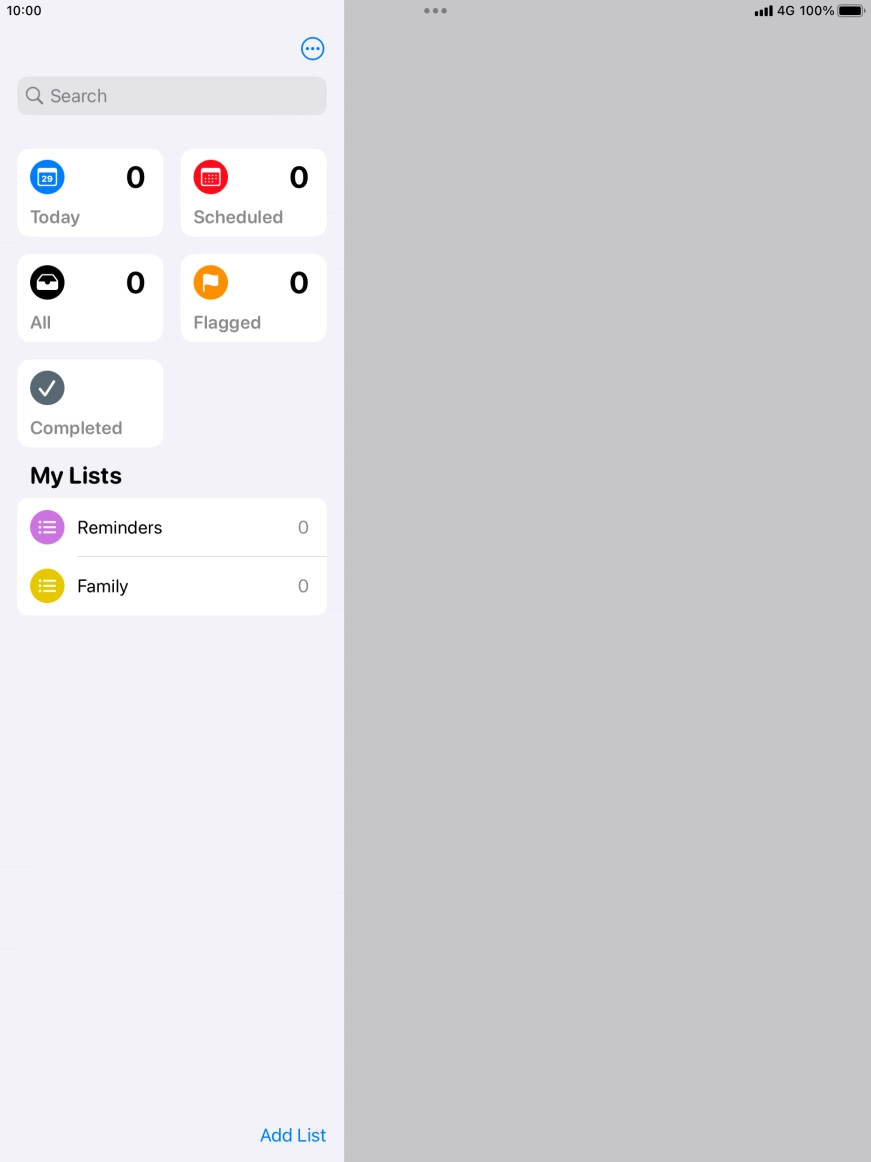 Press the Home key to return to the home screen.
