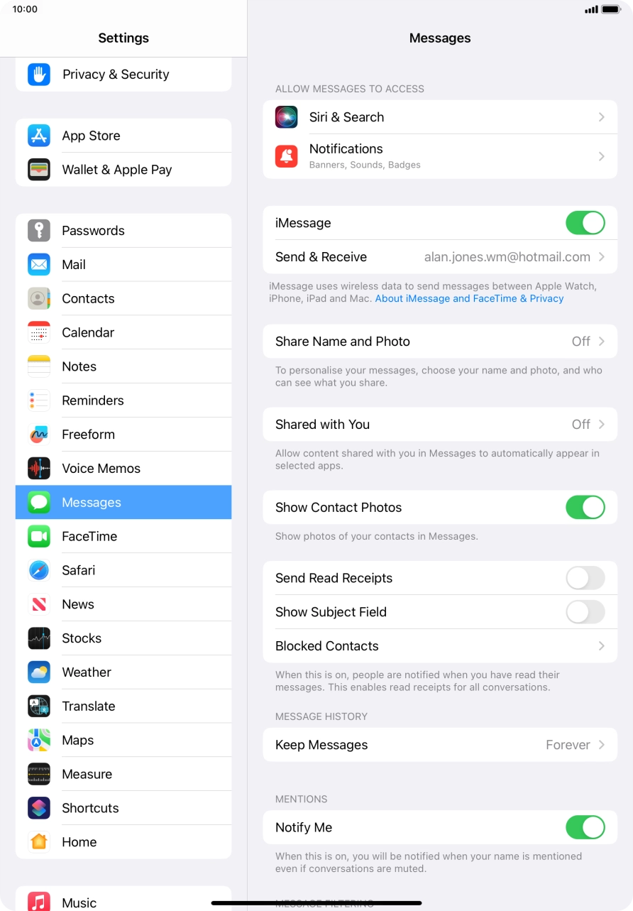 Slide your finger upwards starting from the bottom of the screen to return to the home screen.