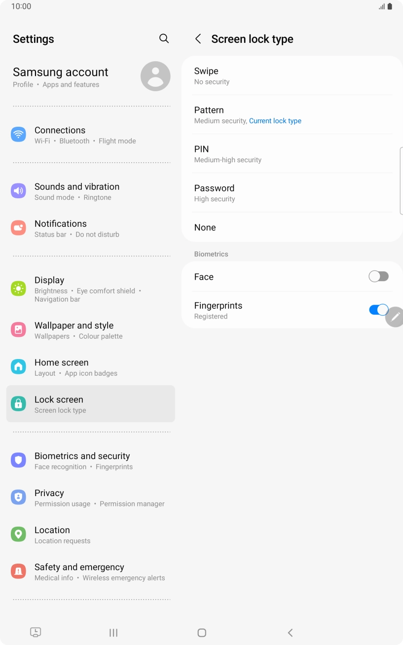 Press None. Press None.