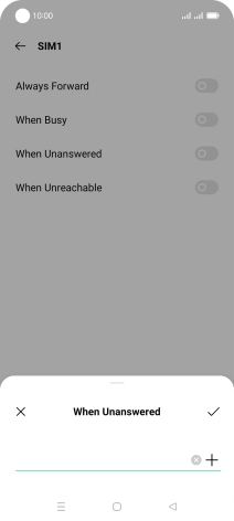 Key in 901 and press the confirm icon.