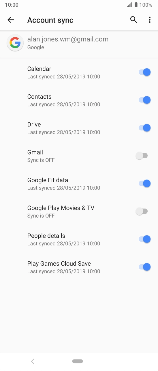 Press the Home key to return to the home screen.