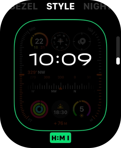 Press the Digital Crown twice to return to the home screen.