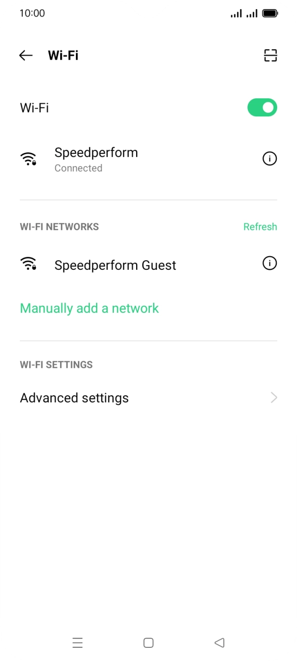 Press the Home key to return to the home screen. Press the Home key to return to the home screen.