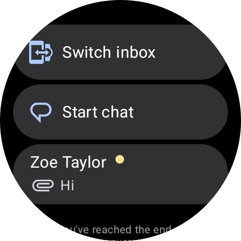 Press the required picture message.