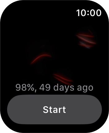 Press Start and wait a moment until the measurement is done.