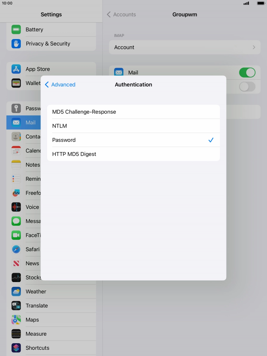 Press Password. Press Password.