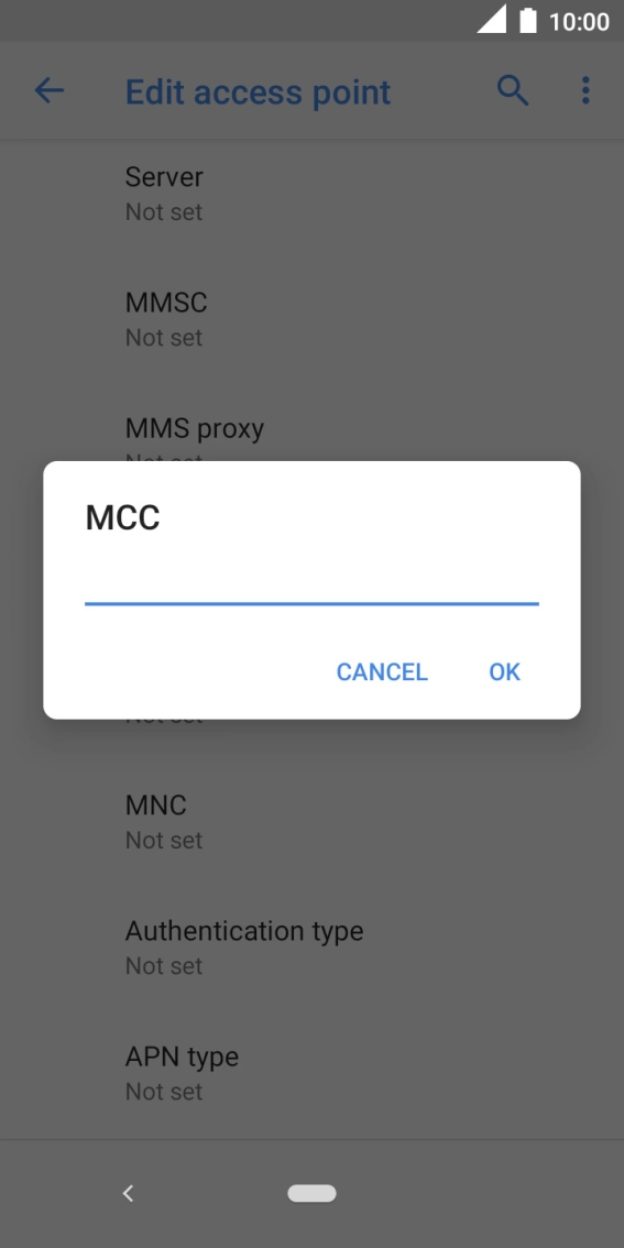 Key in 234 and press OK. Key in 234 and press OK.