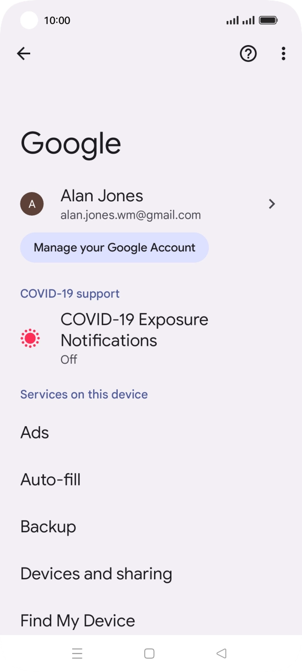 Press Find My Device. Press Find My Device.
