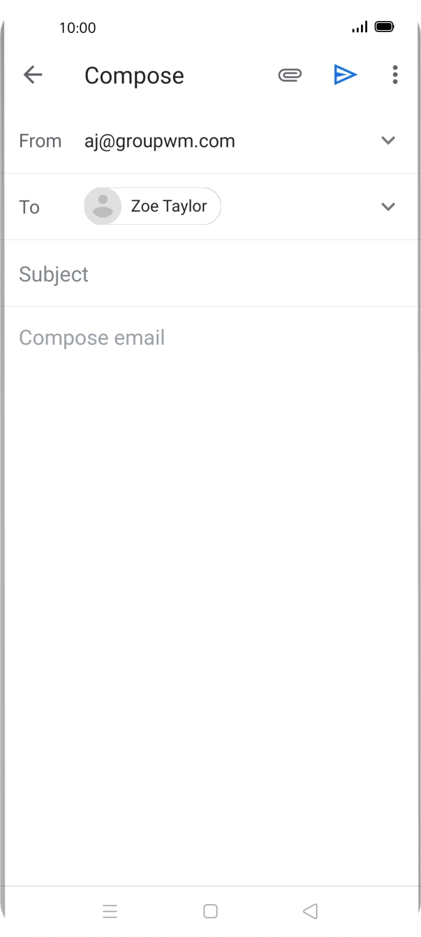 Press Subject and key in the required subject. Press Subject and key in the required subject.